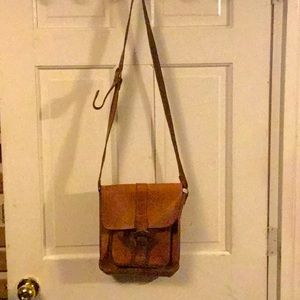 Brown Leather Handbag